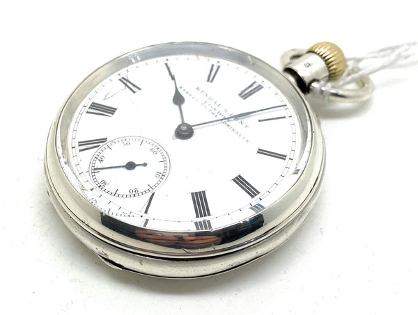 A Working 1899 Silver Cased Kendal & Dent Open Faced Pocket Watch
