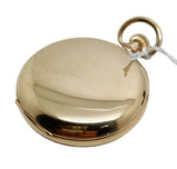 A Working  Gold Plated Open Faced Top Winding Pocket Watch Cyrano 7 Jewel
