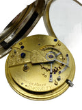 A Beautiful Solid Silver John Forrest HM Silver Dial 1897 Fusee Pocket Watch