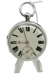 A Nice Working 1878 Silver Cased Fusee Pocket Watch Barnly & Rust of Hull