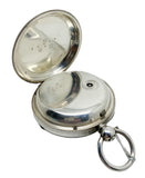 A Nice Working 1878 Silver Cased Fusee Pocket Watch Barnly & Rust of Hull