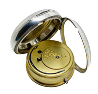 A Nice Working 1878 Silver Cased Fusee Pocket Watch Barnly & Rust of Hull