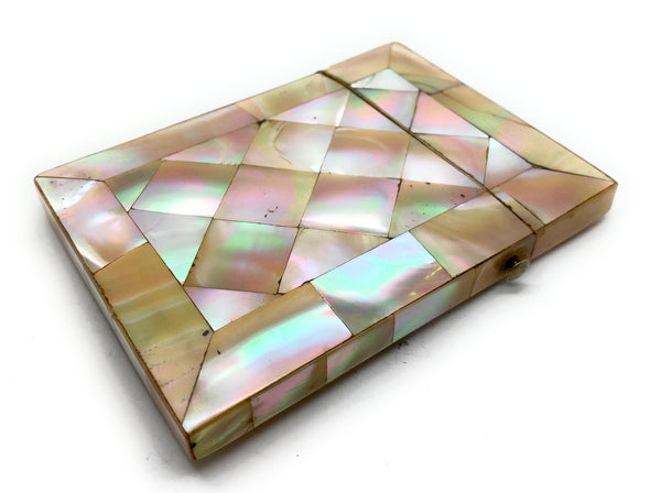 Copy of A 19th Century Mother of Pearl Calling Card Case