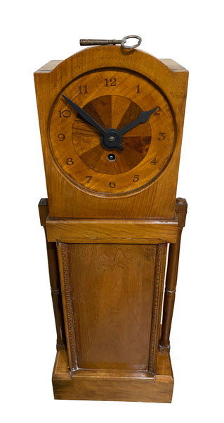 A Lovely Fusee Arts & Craft Miniature Grand farther Clock 27 Inches High